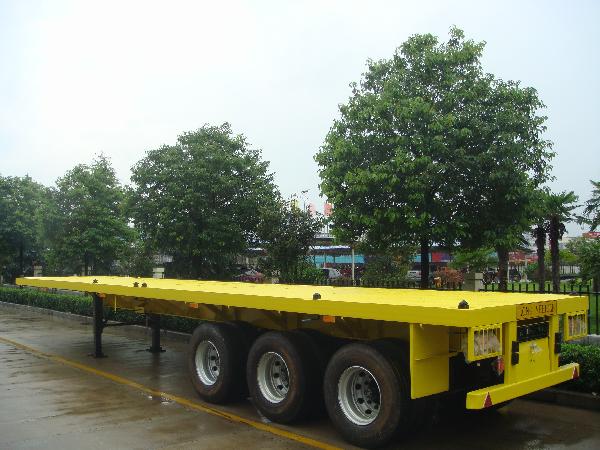 SINOTRUK 40FT 3 Axles Flatbed Semi Trailer