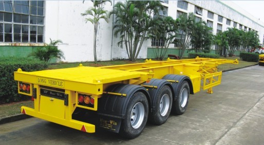 40FT 3 Axles Skeletal Semi Trailer 