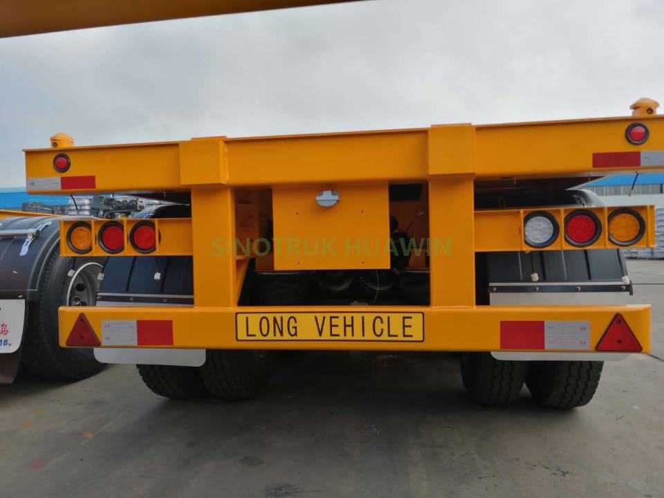 40FT 3 Axles Skeletal Semi Trailer 