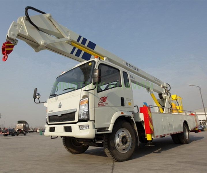SINOTRUK HOWO 14.5m Height 4x2 Aerial Platform Working Truck