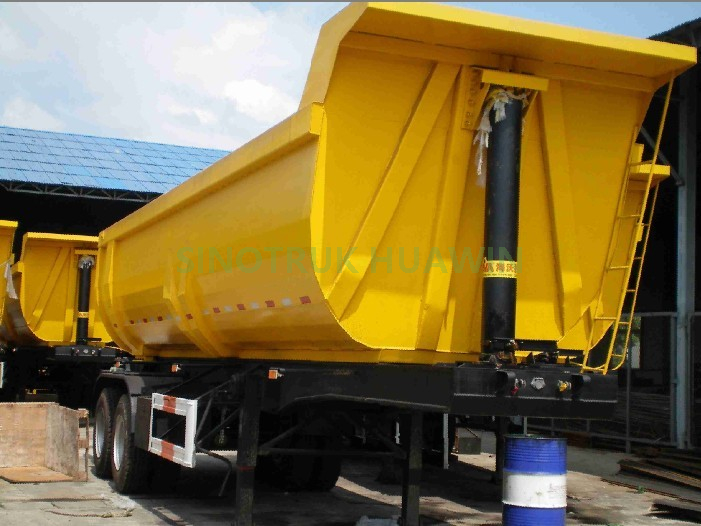SINOTRUK 2 Axles Tipper Semi Trailer