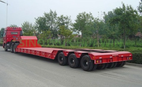 SINOTRUK 3 Lines & 6 Axles Lowbed Semi Trailer