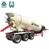 HOWO 2 Axles 3 Axles Concrete Mixer Semi Trailer