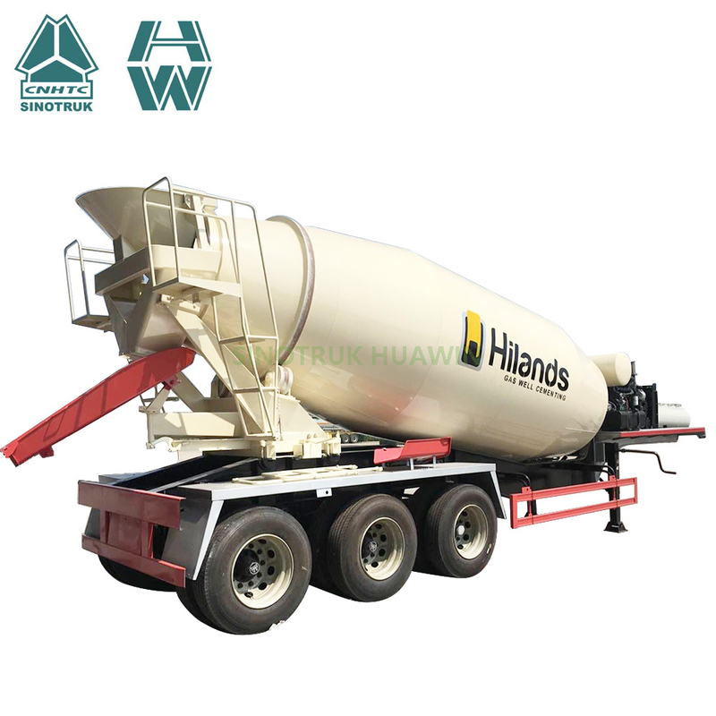 HOWO 2 Axles 3 Axles Concrete Mixer Semi Trailer