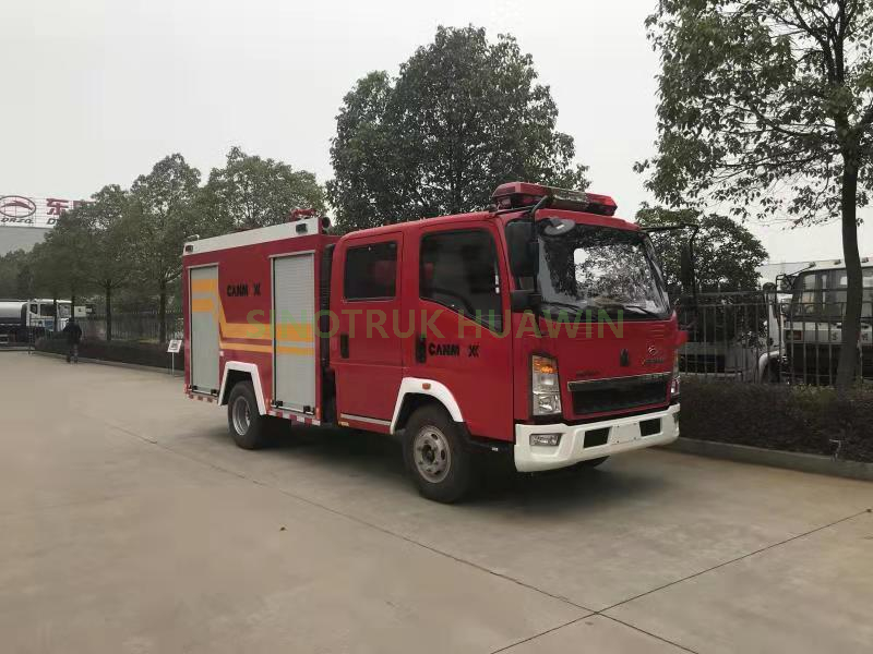 SINOTRUK HOWO 4×2 Fire Fighting Truck