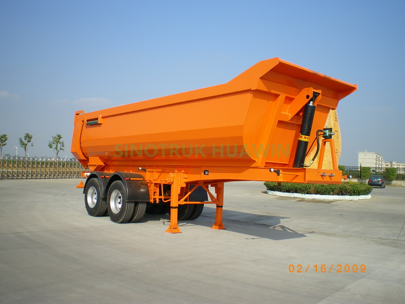 SINOTRUK 2 Axles Tipper Semi Trailer