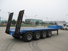 Sinotruk 4 Axles Low bed Semi Trailer with high quality for sale