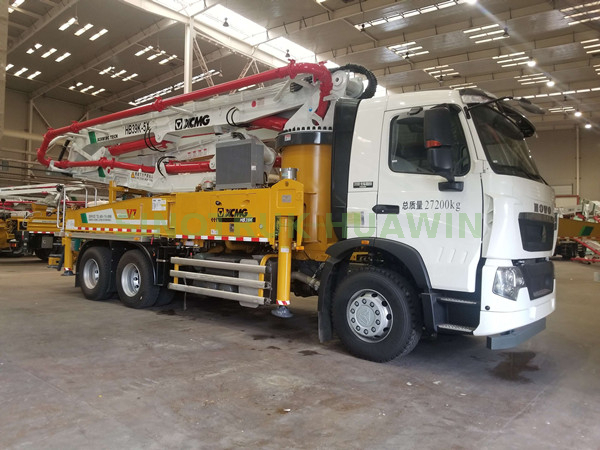 SINOTRUK T5G Mounted Concrete Mixer Pump Truck