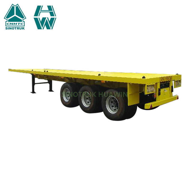 SINOTRUK 40FT 3 Axles Flatbed Semi Trailer