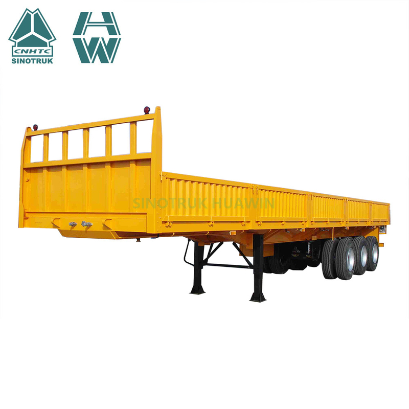 SINOTRUK 40FT 3 Axles Wall Side Semi Trailer 
