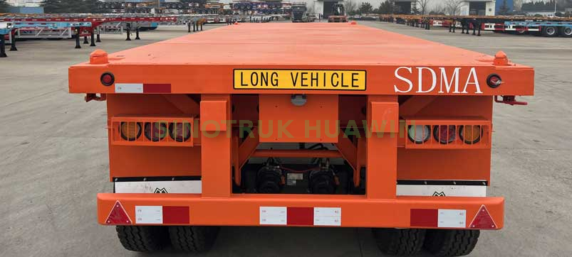 SINOTRUK 20FT 2-axle Flatbed Semi-trailer 