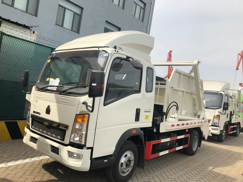 SINOTRUK HOWO 4X2 Swing-arm Garbage Truck
