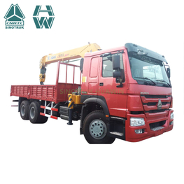 HOWO 6x4 Truck with XCMG 14T Crane