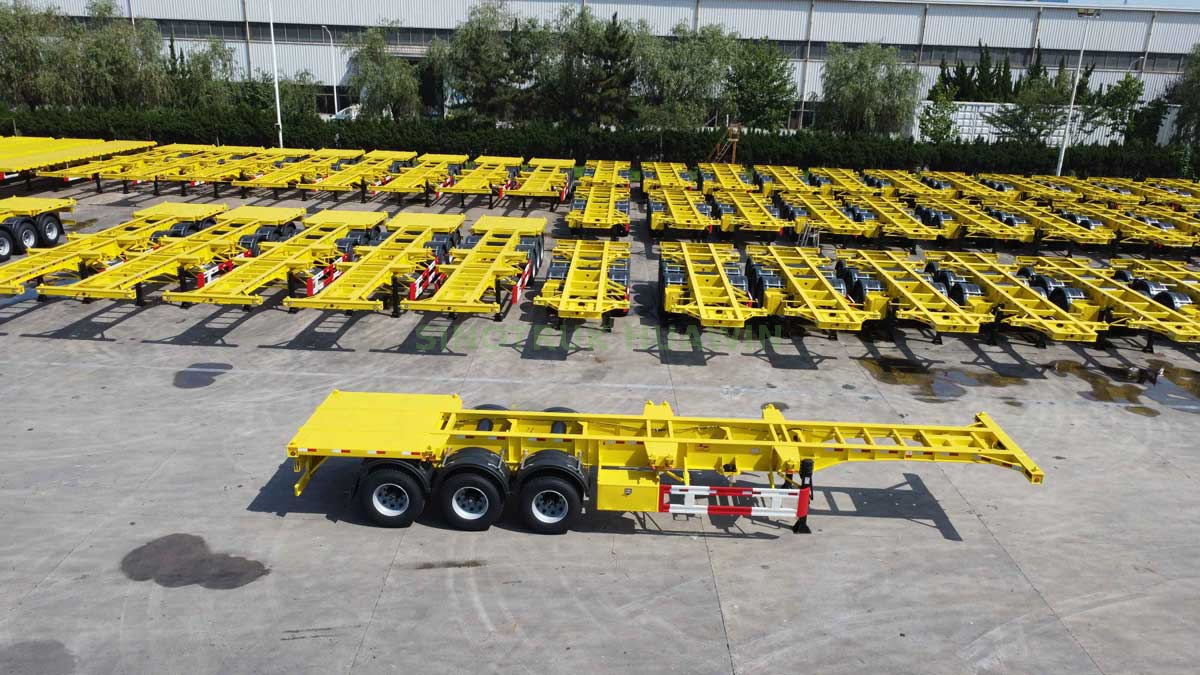 SINOTRUK 40FT 3-axle Skeletal Semi-trailer