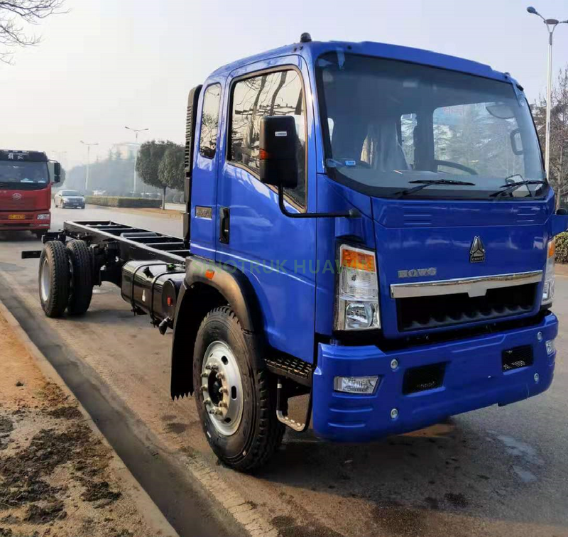 SINOTRUK HOWO 4×2 6 Wheels Light Duty 10T Cargo Chassis for Ethiopia