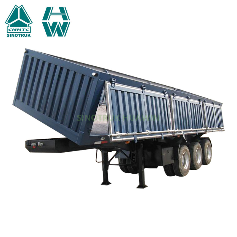 SINOTRUK 3 Axles Side Tipper Semi Trailer