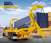 20FT Container Sidelifter Container Side Load Crane Semi Trailer