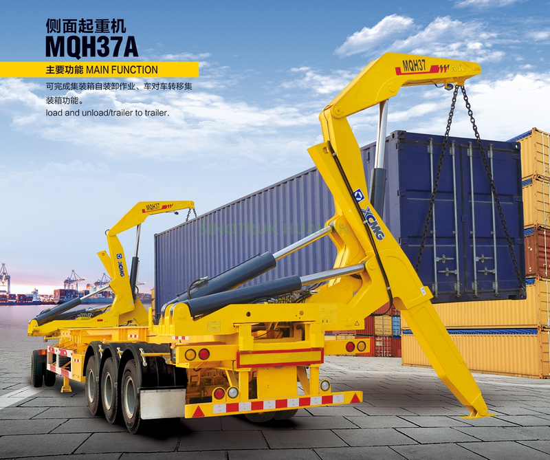20FT Container Sidelifter Container Side Load Crane Semi Trailer