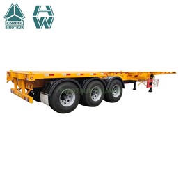 40FT 3 Axles Skeletal Semi Trailer 