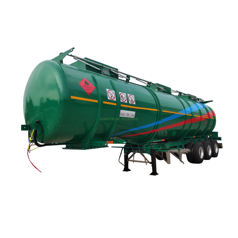 SINOTRUK 3-axle Stainless Tanker Semi-trailer (40CBM)