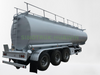 3 axle Stainless Tanker Semi Trailer (36CBM)