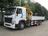 SINOTRUK HOWO A7 6x4 Truck with XCMG 14T Crane