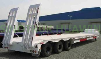 SINOTRUK Hydraulic Extendable Lowbed Truck Semi Trailer
