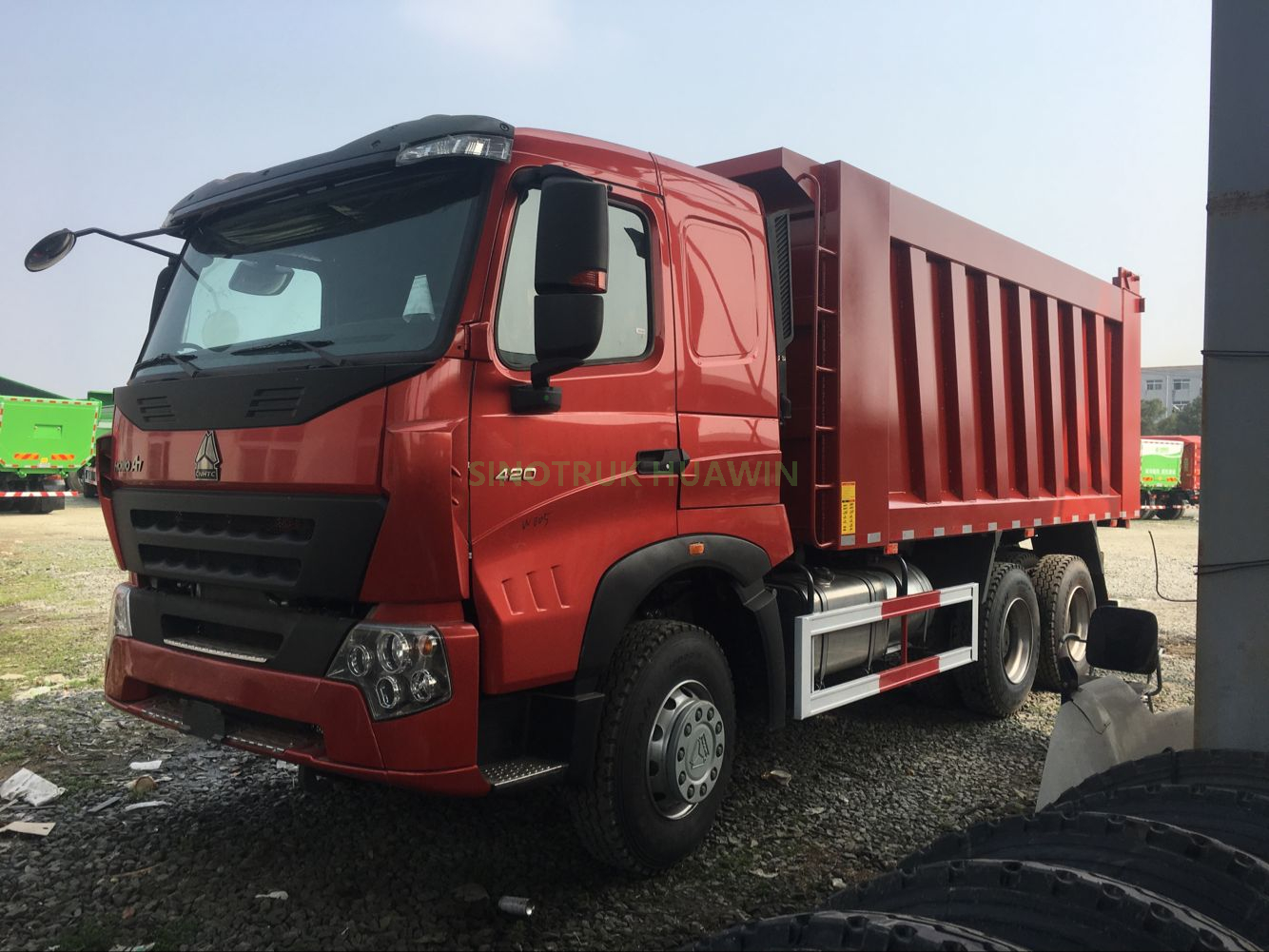 Sinotruk A7 6X4 Front tipping Dump Truck for Africa