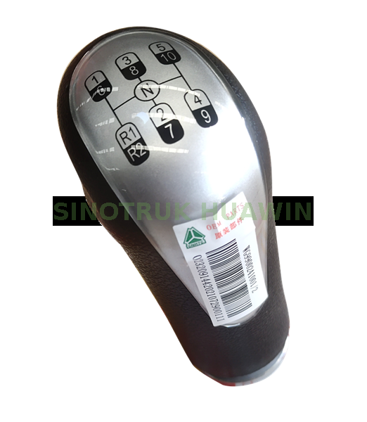 Transmission shift handle and gear sign assembly(10 gear) Code: WG9925240020
