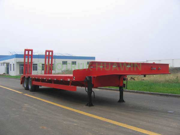 SINOTRUK 2 Axles Lowbed Semi Trailer 