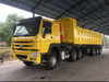 3 Axle 40 Tons Sinotruk Huawin Mining Dumper Dump Tipper Semi Trailer with U-shape