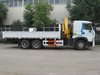 SINOTRUK HOWO A7 6x4 Truck with XCMG 14T Crane
