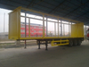 SINOTRUK 40FT 3 Axles Curtain Side Semi Trailer 
