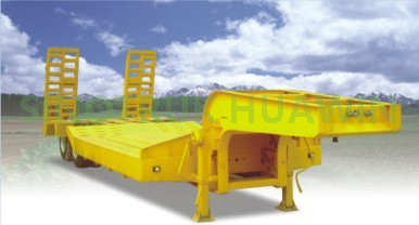 SINOTRUK 2 Axles Lowbed Semi Trailer 