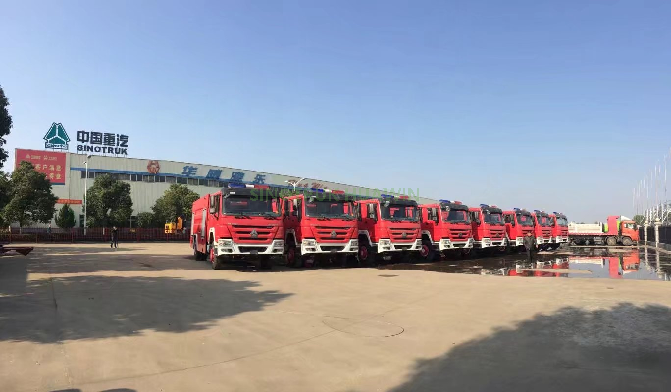 HOWO 4X2 Fire Fighting Truck 