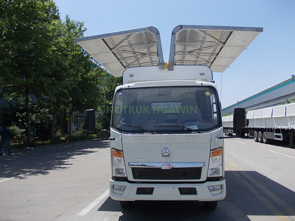 SINOTRUK HOWO 4X2 Wing Van Truck