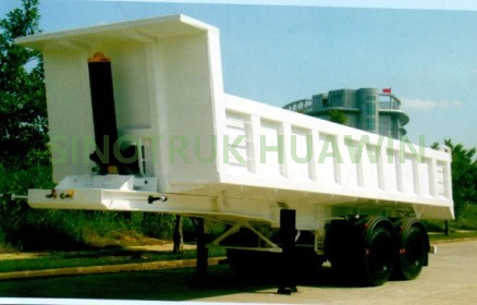 SINOTRUK 2 Axles Tipper Semi Trailer