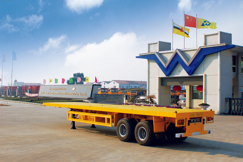 SINOTRUK 40FT 2 Axles Flatbed Semi Trailer