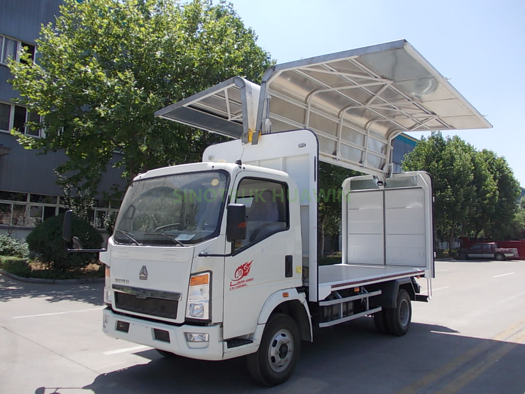 SINOTRUK HOWO 4X2 Wing Van Truck